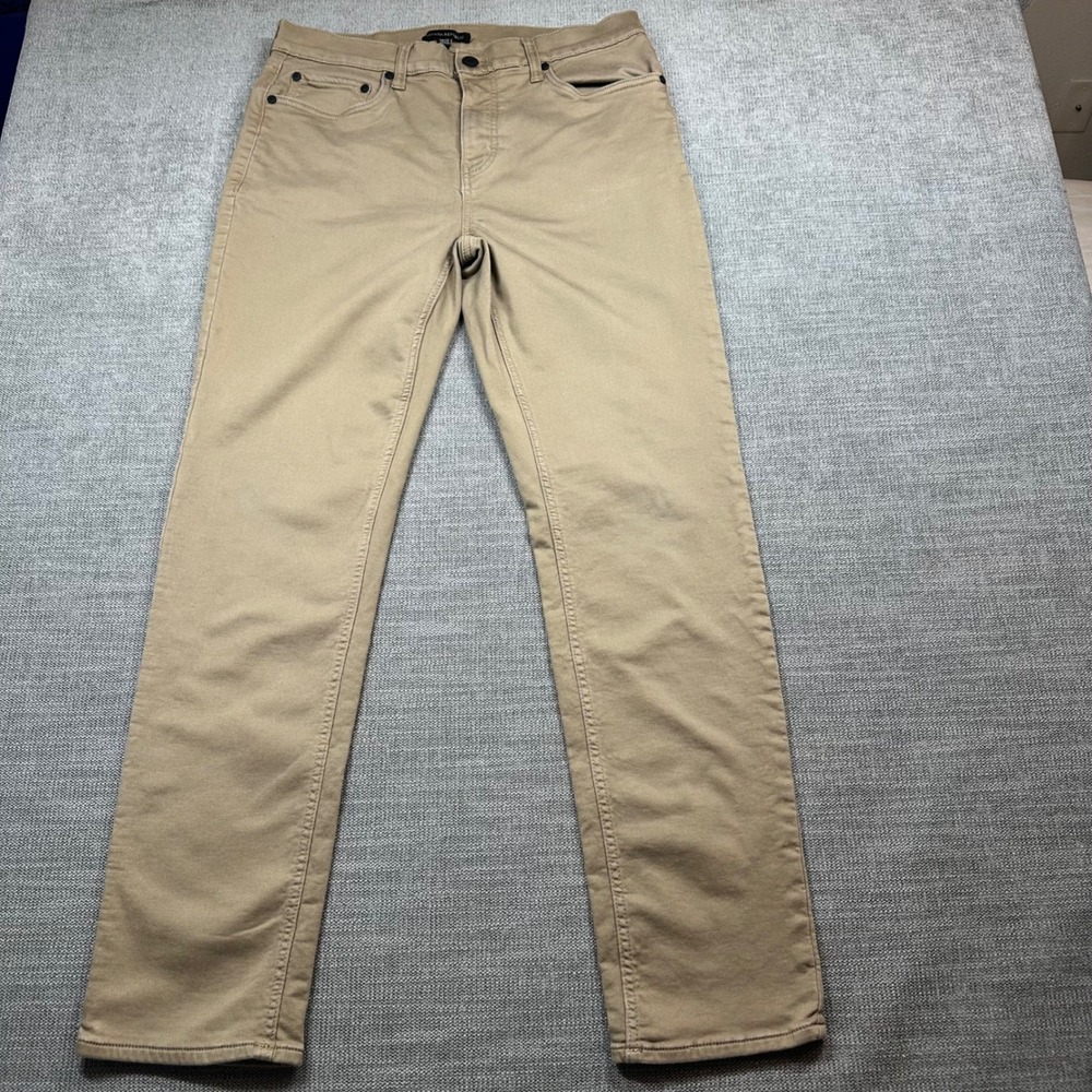 Banana Republic Pants Mens 34x32 Tan Stretch Chino Khaki Straight Leg